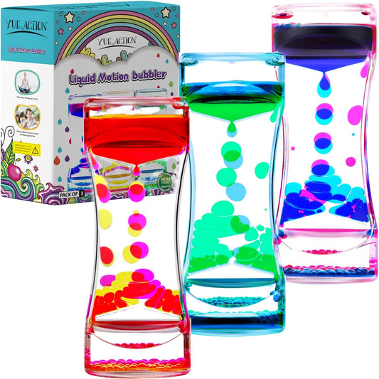 Liquid Motion Bubbler - Soothing Sensory Toy for Kids & Adults - Handheld Calming Oil Timer for Anxiety & Autism Relief