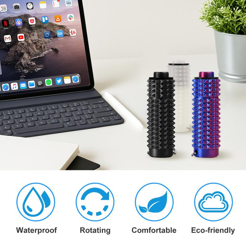 3-in-1 Fidget Toy with Keychain - Vibrant Colors, Button Click, Spinners & Pain Stim for Stress Relief & Anxiety for Adults