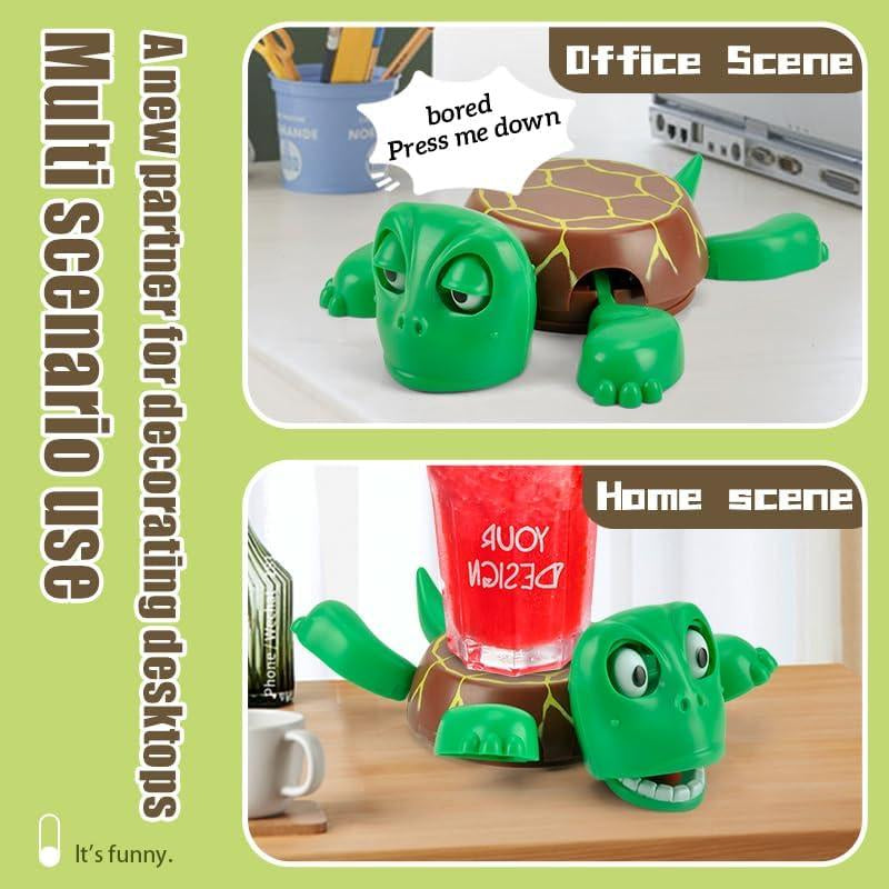 3D Pop-Up Eye Turtle Coasters - Fun Stress-Relief Drink Coasters for Desk & Perfect Housewarming Gifts for Adults